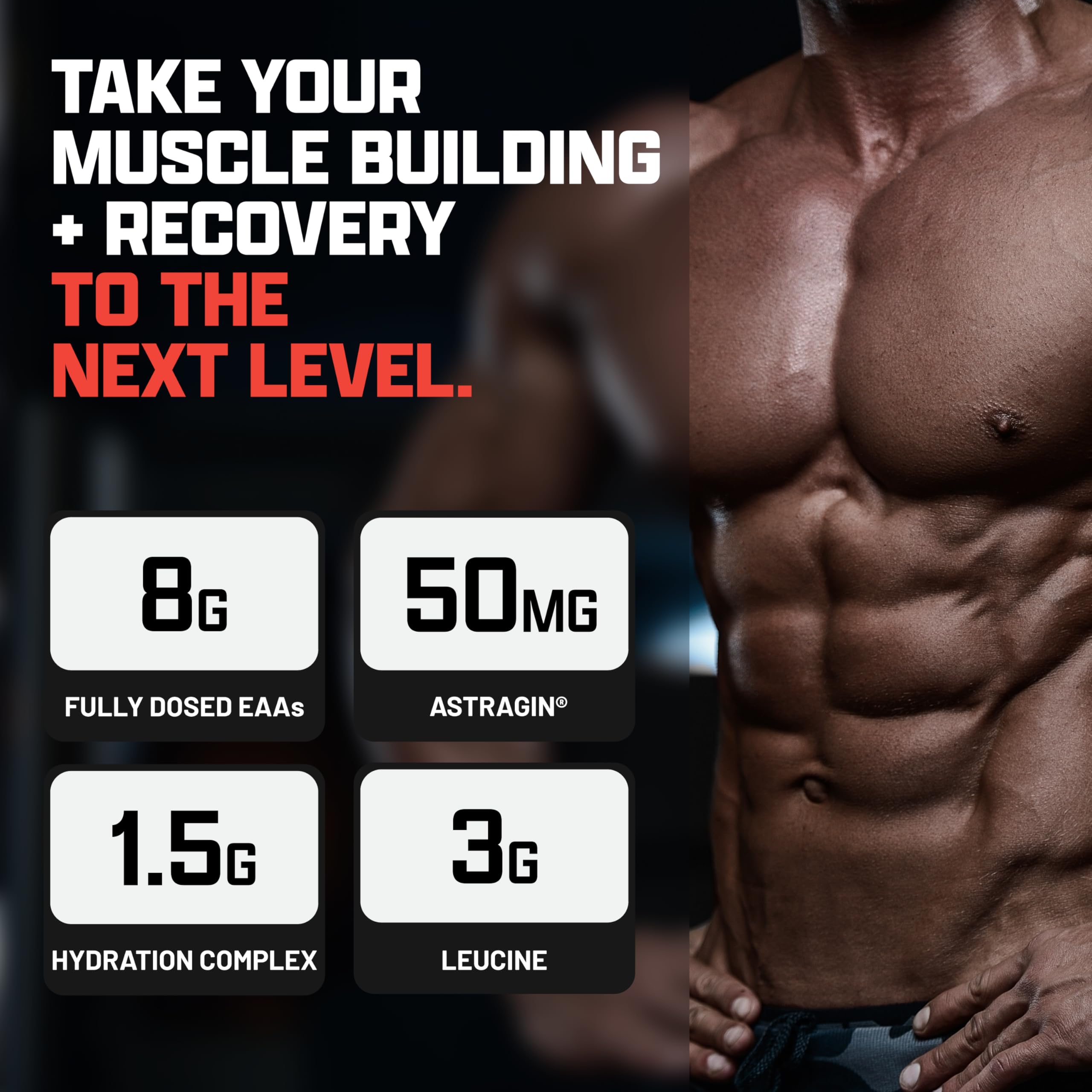 Nutrex Research EAA Hydration | EAAs + BCAAs Powder | Muscle Recovery, Strength, Muscle Building, Endurance | 8G Essential Amino Acids + Electrolytes | Apple Pear 30 Servings