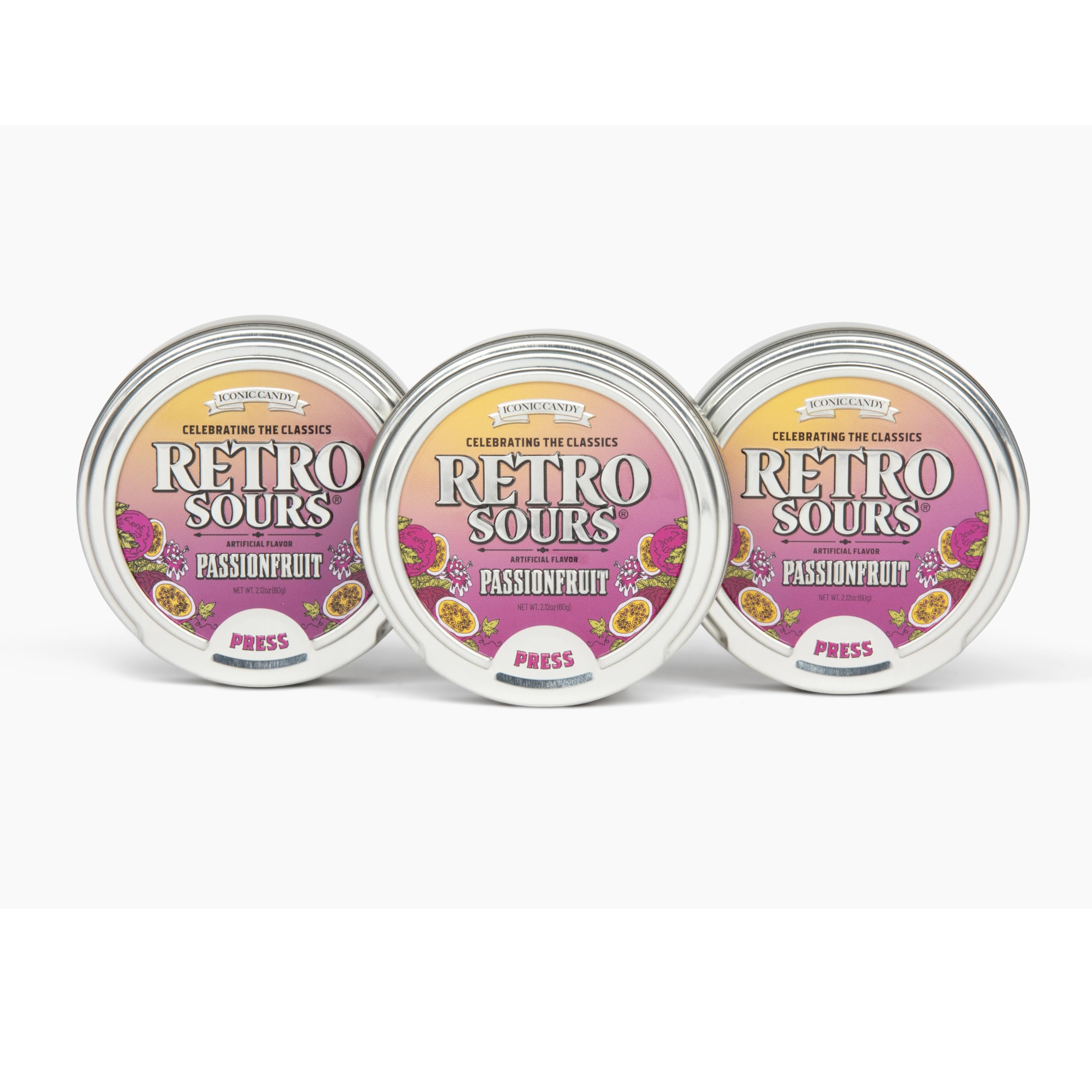 Retro Sours | Hard Tangy Candy | Brought To You By Iconic Candy (1, Red Apple)
