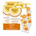 Simple Mills Almond Flour Crackers Snack Packs, Farmhouse Cheddar, Gluten Free, Flax Seed, Sunflower Seeds, Corn Free, Good for Snacks, 6.5 oz, Pack of 1 (8 Bags per Box)