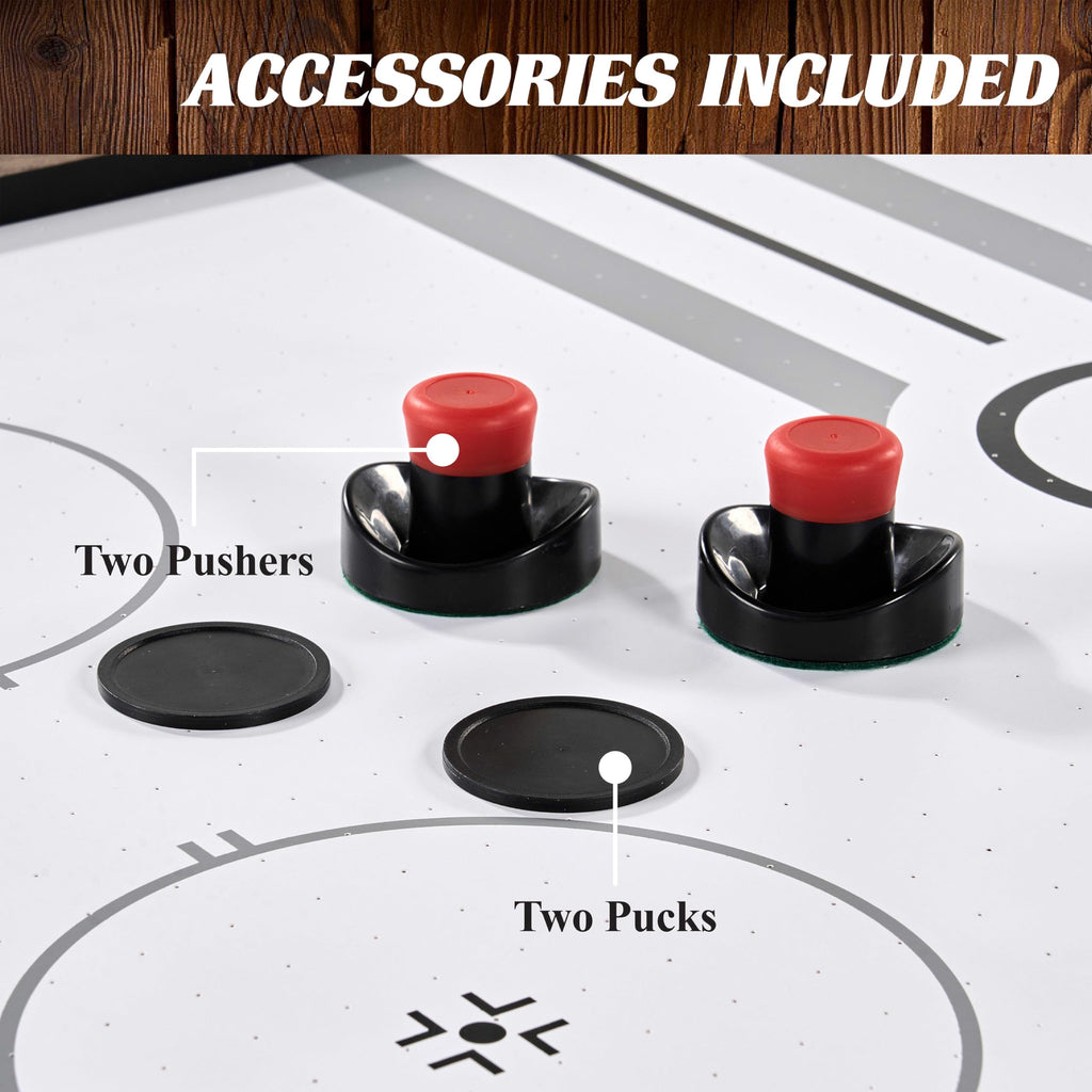 Barrington Billiards Air Hockey Table with Accessories, Perfect for Family Game Rooms | with Accessories