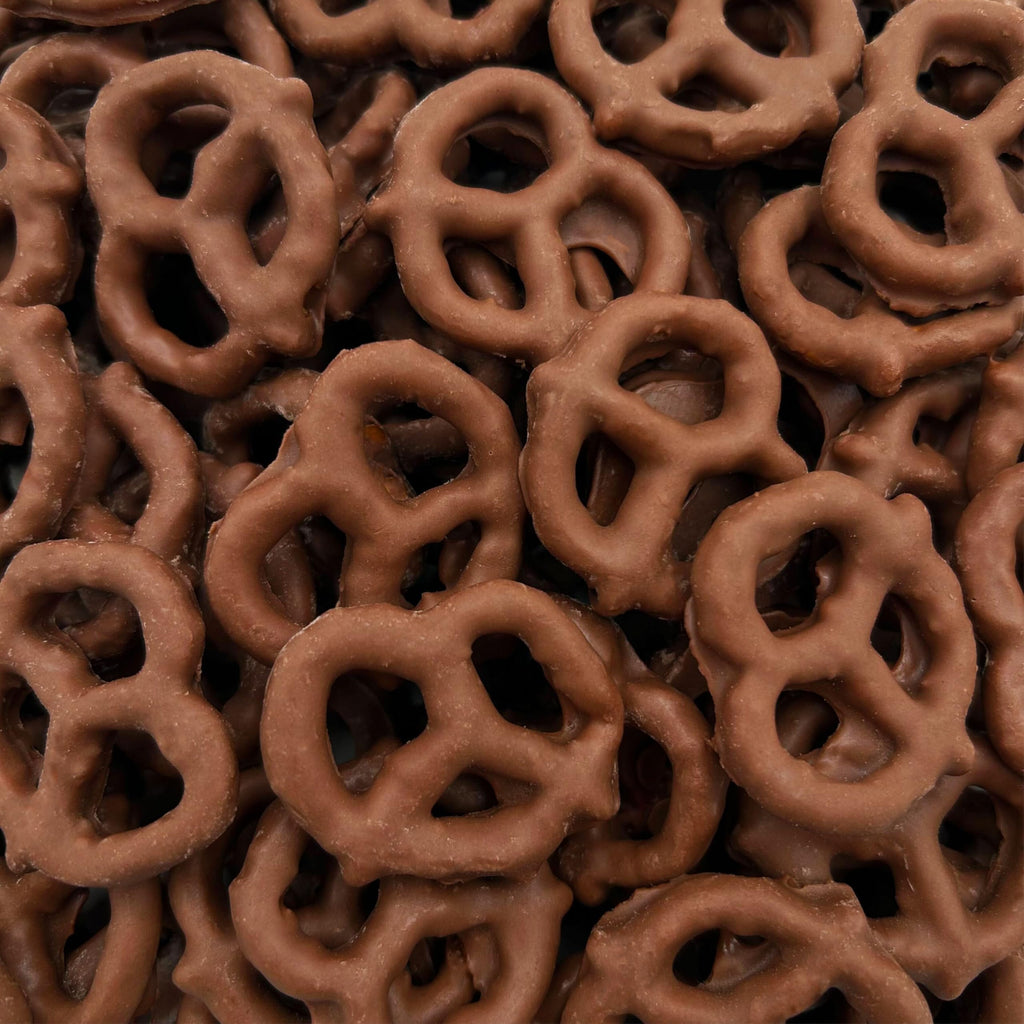 Dark Chocolate Covered Pretzels | 40 Ounce Bag | Salted Pretzels in Mildly Sweet Chocolate Coating