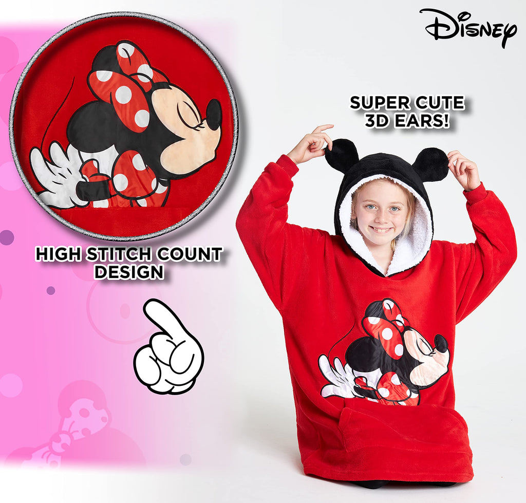Disney Stitch Blanket Hoodie for Kids Cozy Fleece Wearable Blanket Stitch Gifts