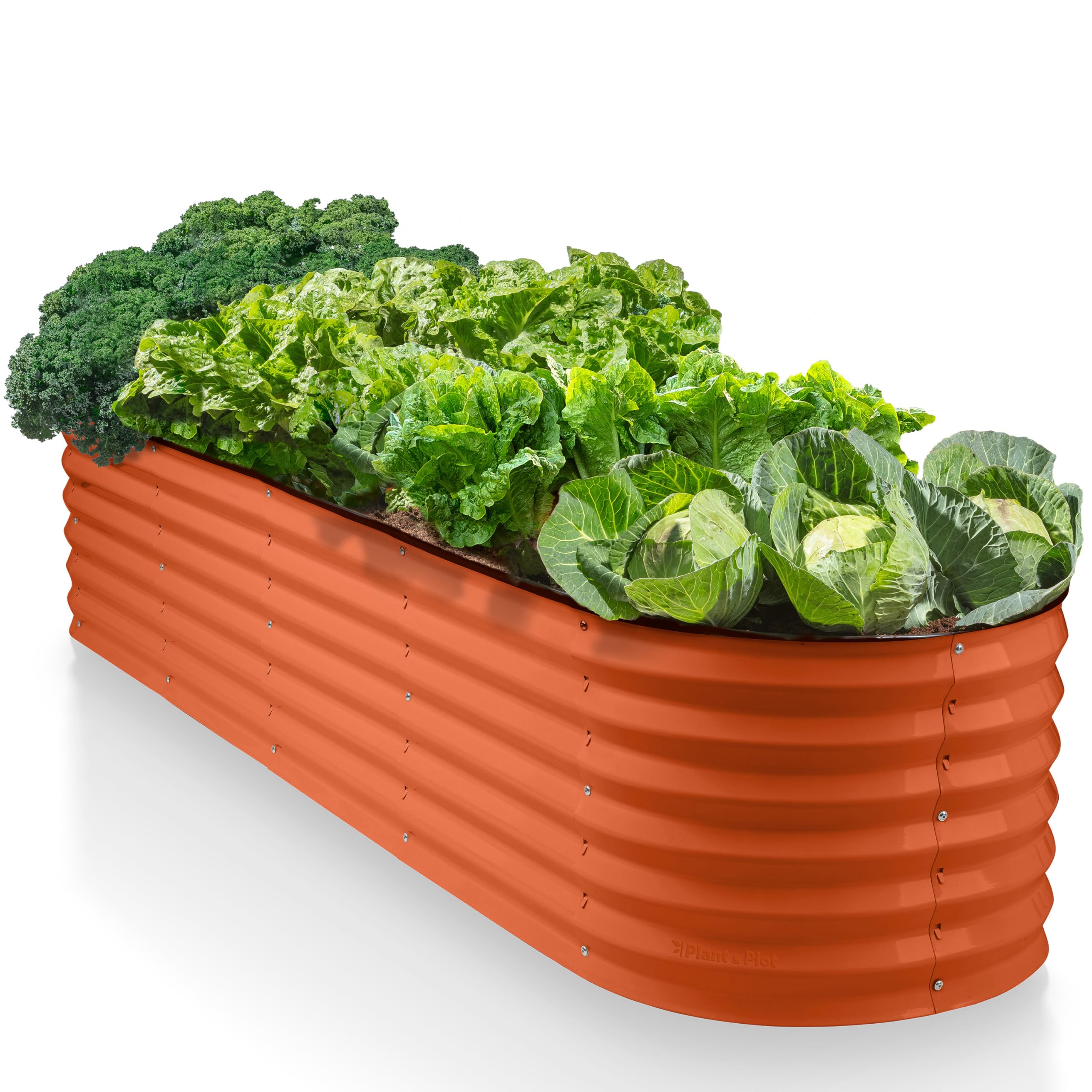 9-in-1 Galvanized Steel Raised Garden Bed // 8×2×1.5 ft Modular Planter for Gardening, Vegetables, Flowers // 18" Tall Metal Raised Garden Beds Outdoor (Dark Green) // Patented Design Planter Box