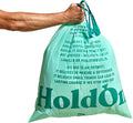 HoldOn Compostable Tall Kitchen Drawstring Bags, 13 Gallon - Leak-Resistant Triple-Ply Plant-Based Kitchen Bags for Trash, Compost & Bin Liners, BPA-Free, BPI Certified, 40 Count