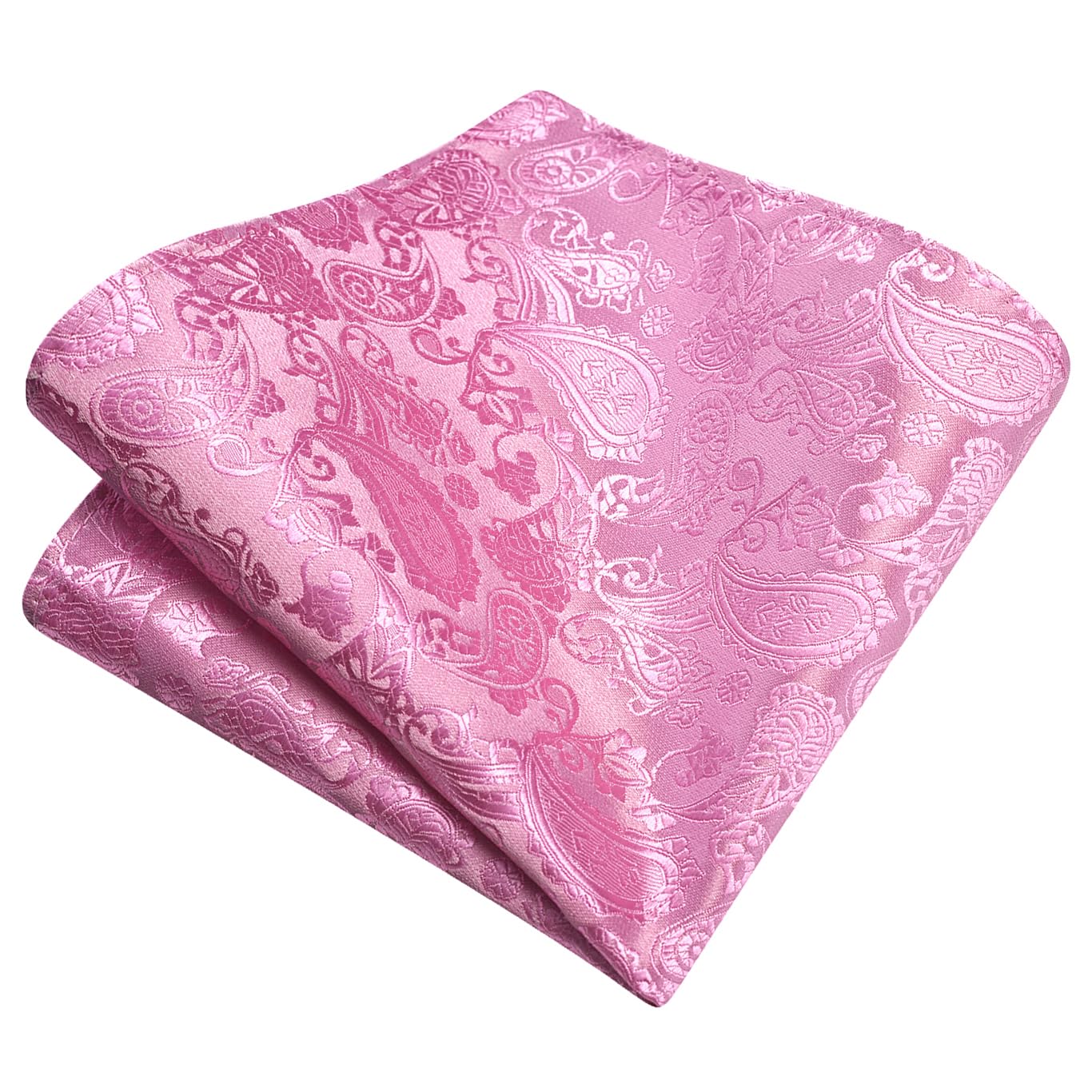GUSLESON 3.15"（8cm） Mens Paisley Tie and Lapel Pin Necktie Hankerchief Cufflinks Set for Men