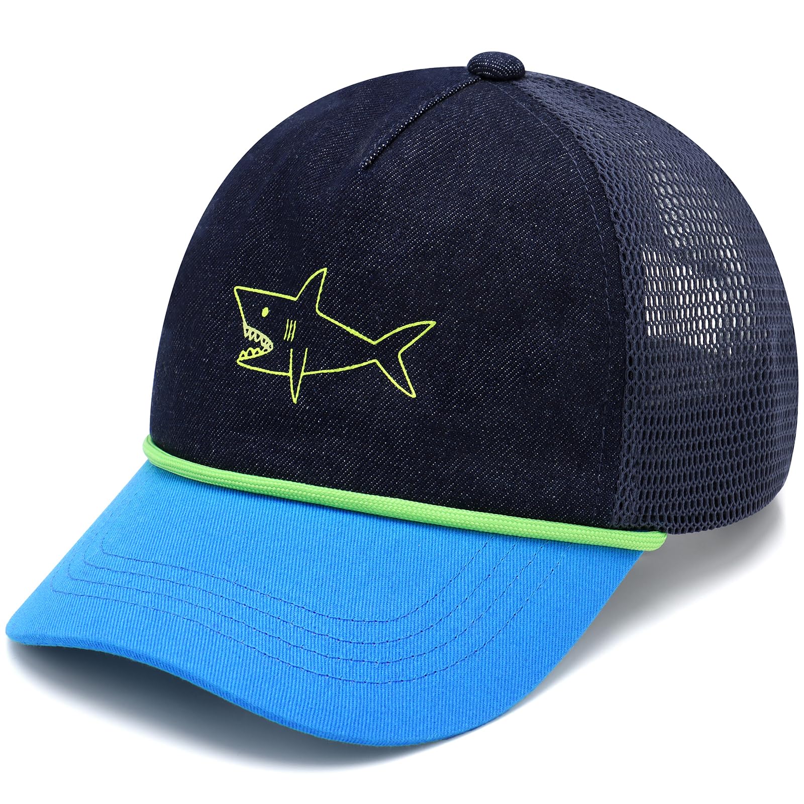 Duoyeree Toddler Baseball Cap Baby Cap Sun hat Print Dinosaur Pattern and Solid Color hat Kids boy Girl Age 0-8t