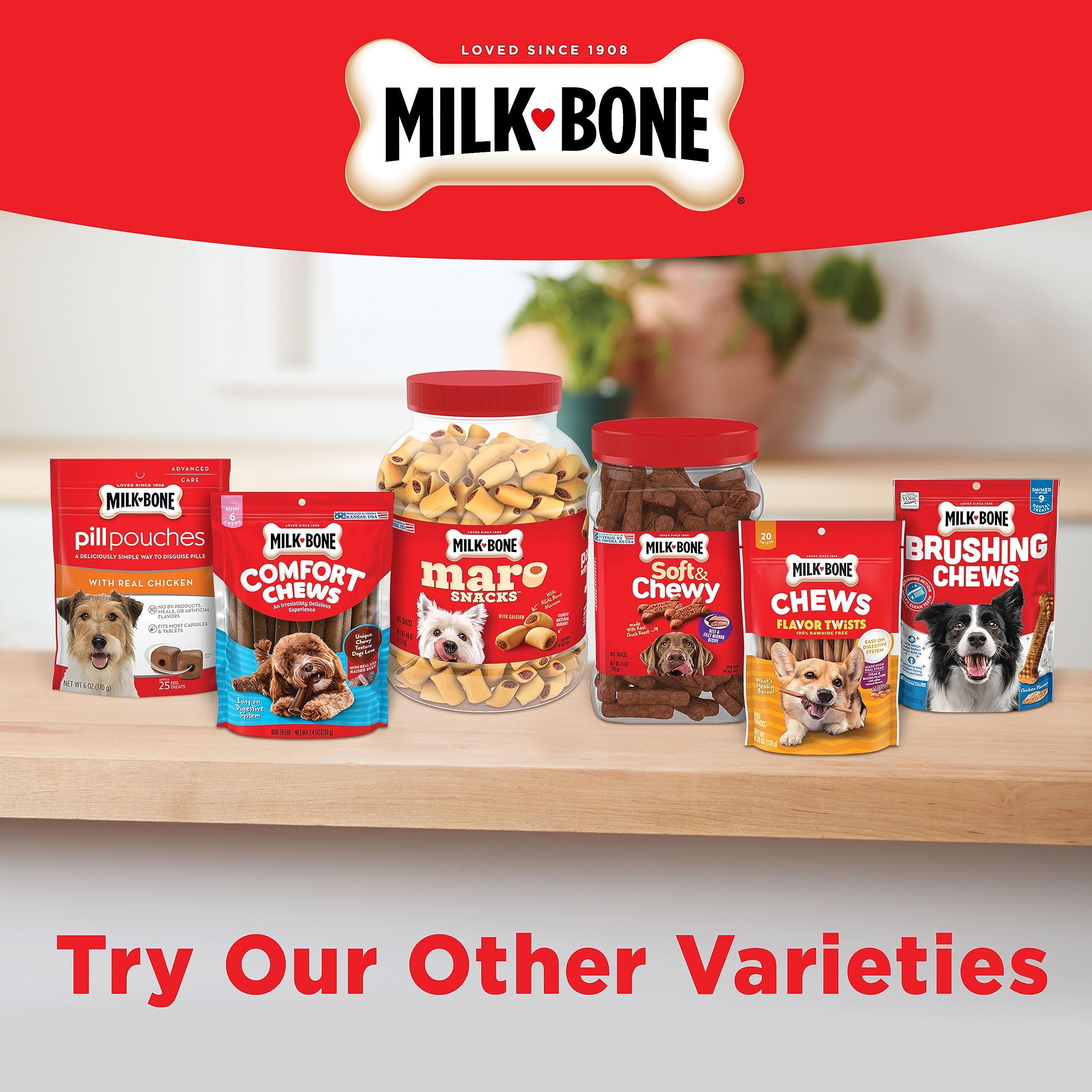 Milk-Bone Crunchy Small Dog Treats, 24 Oz. Boxes, Original Beef Flavor (Pack of 12)