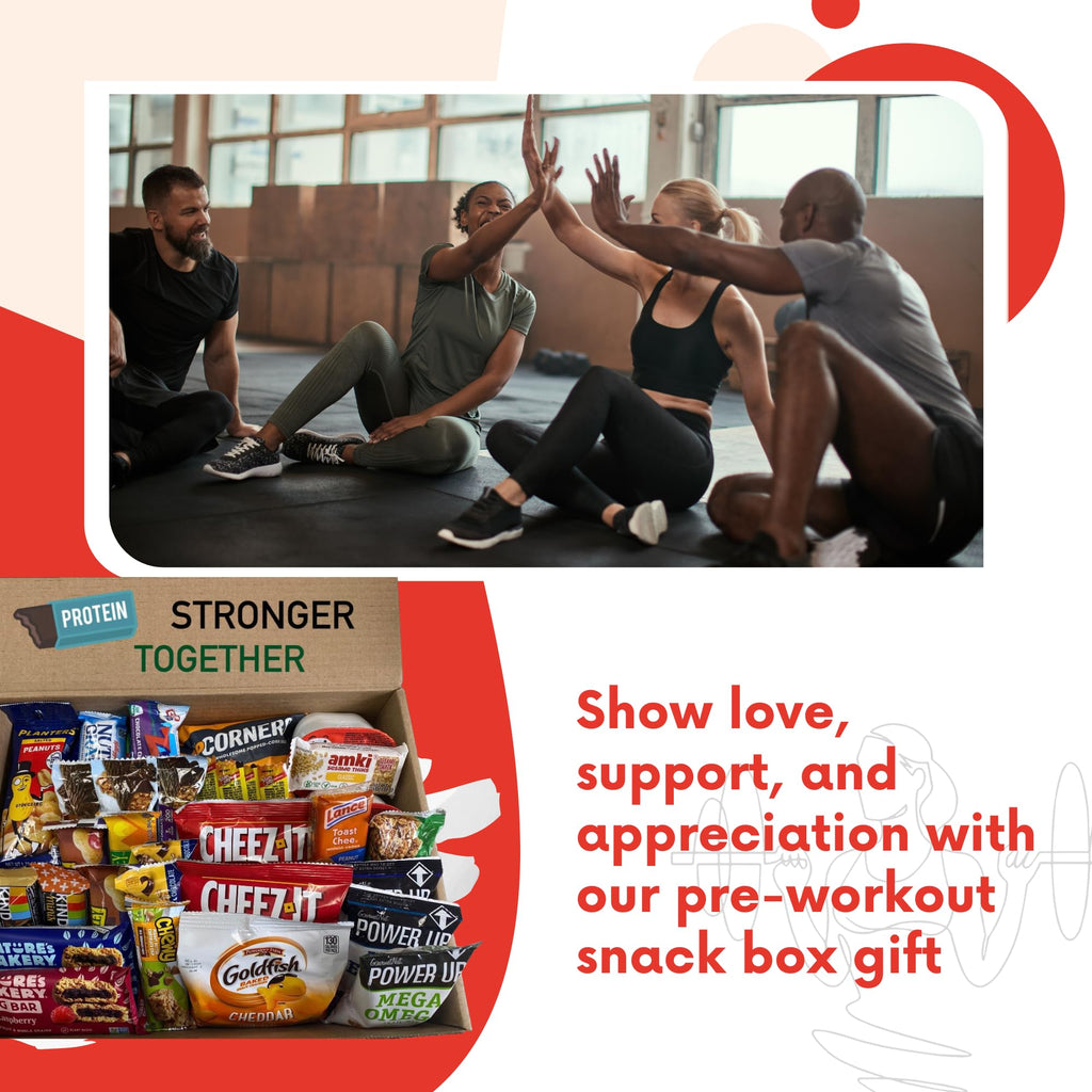 Jumbo Jumble Snack Box (25 Count) Gift Care Package Snacks Variety Pack for Adults Teens Kids Men Women school College Office Birthday (Healthy Set)