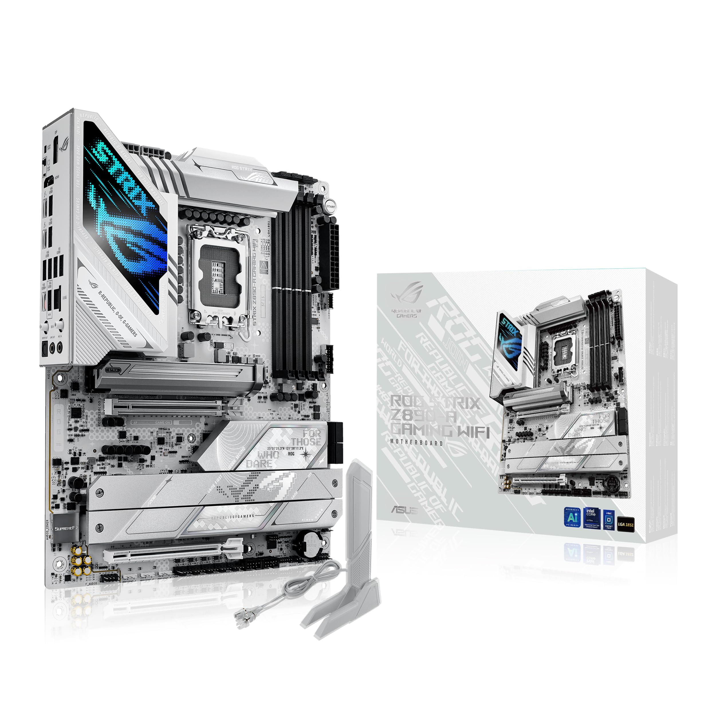 ASUS ROG Strix Z790-E Gaming WiFi 6E LGA 1700(Intel 14th,13th&12th Gen) ATX gaming motherboard(PCIe 5.0, DDR5,18+1 power stages,2.5 Gb LAN,Thunderbolt 4,5xM.2, 1xPCIe 5.0 M.2,Front panel USB 3.2 port)
