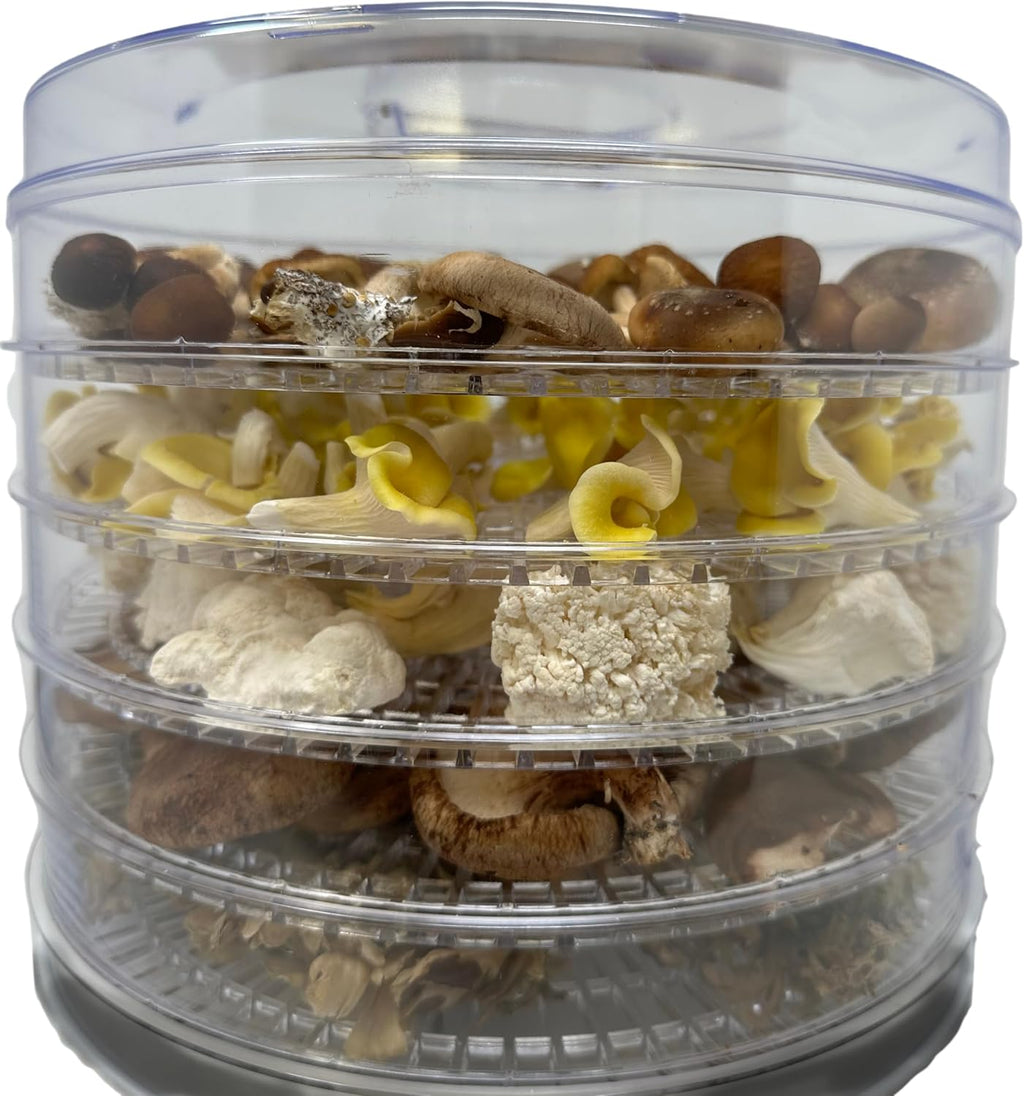 Myco Labs 350 Watt Mushroom Dehydrator with Adjustable Temperature Control and Extra Tall Trays