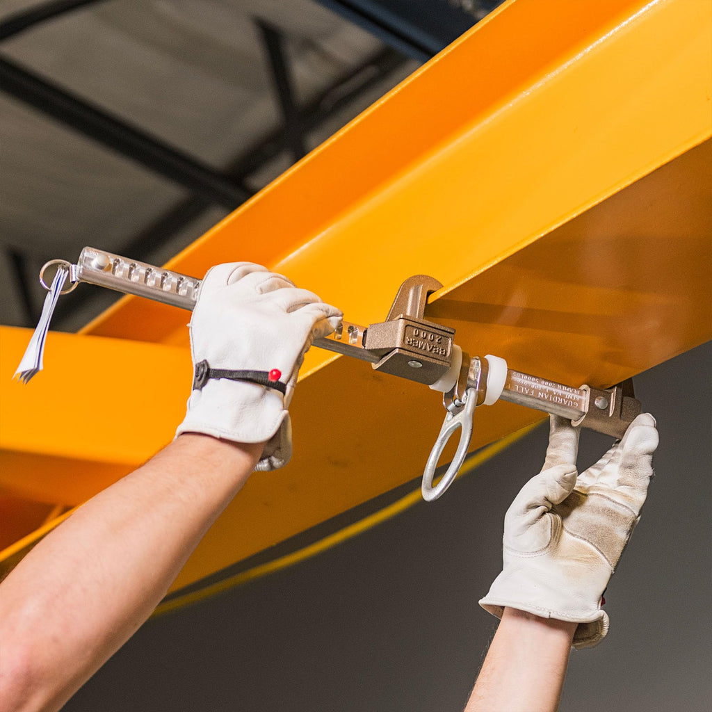 Guardian 00101 Beamer 2000 | Horizontal Beam Anchor | Fits 3.5 to 14 Inch Beams up to 1.25 Inches Thick | Tool Free Installation | OSHA and ANSI Compliant