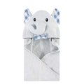 Hudson Baby Unisex Baby Cotton Animal Face Hooded Towel, Alligator, One Size