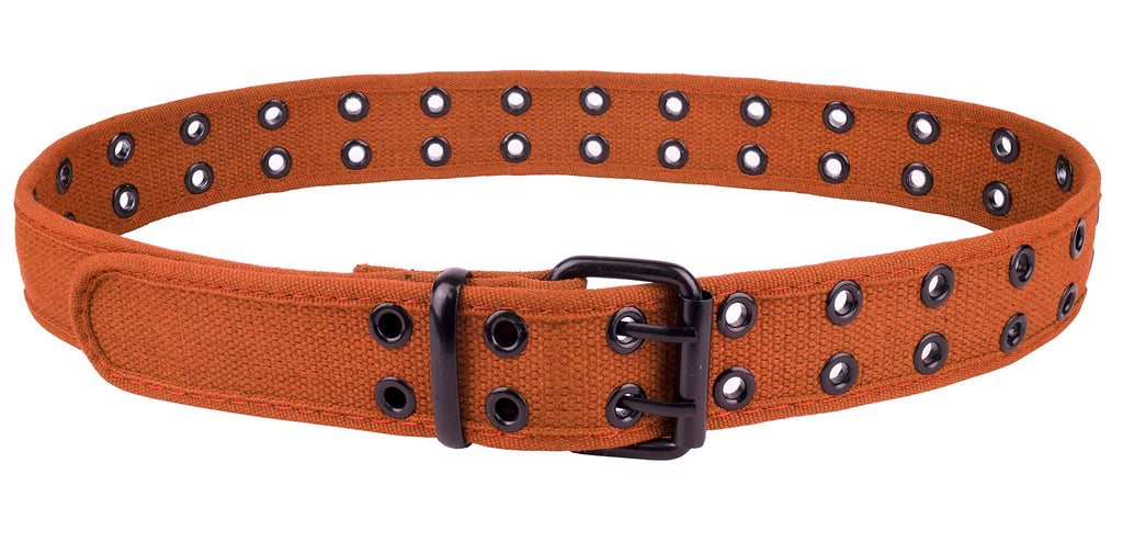 Gelante Canvas Double Grommet Hole Belt 12 Colors