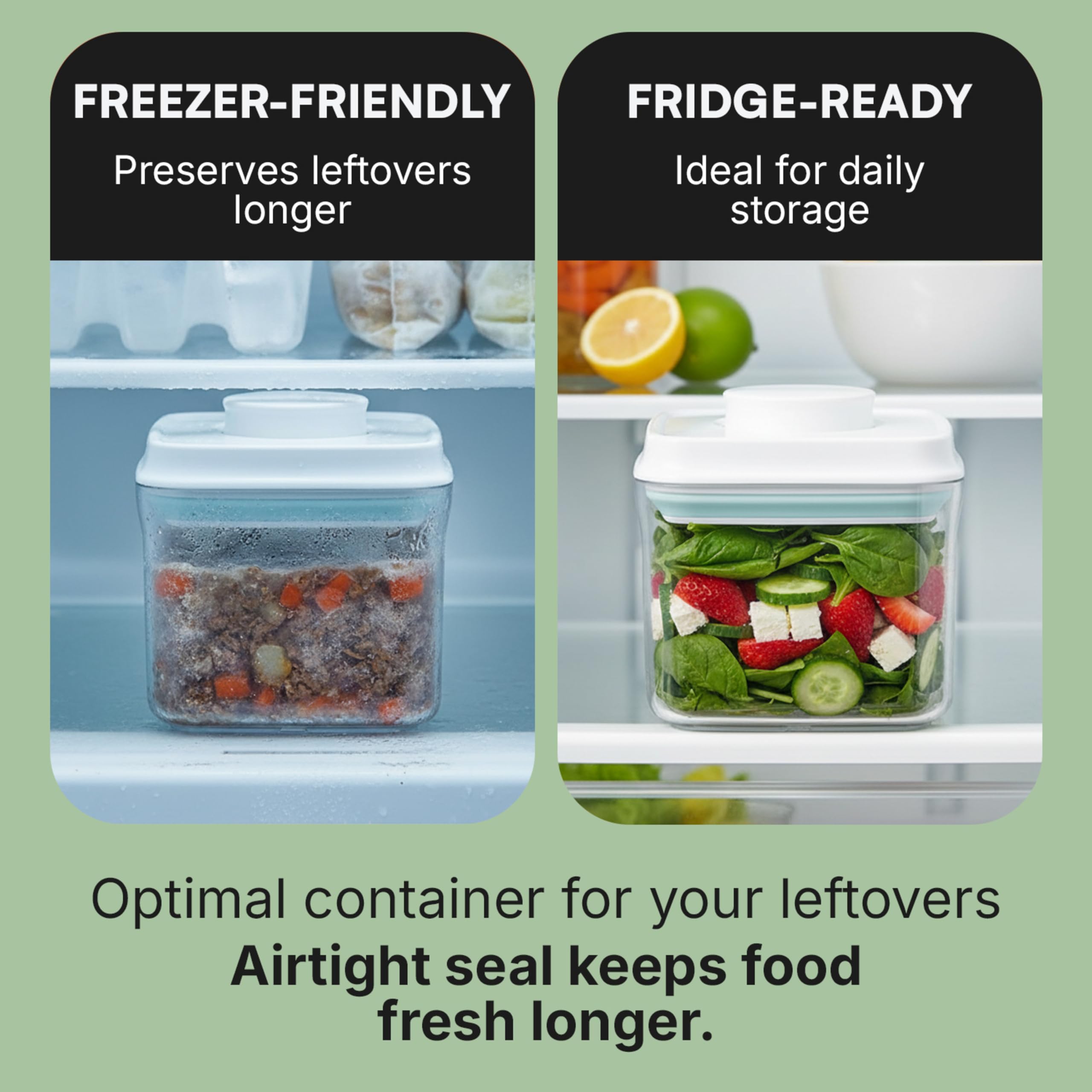 Bop Top Airtight Food Storage Containers with Lid 13.5 Cups / 108 oz | Kitchen Canister Sets | Air Tight Pantry Container | Pop Top Dry Food Storage Containers for Snacks, Sugar, Flour, Baking, Pasta