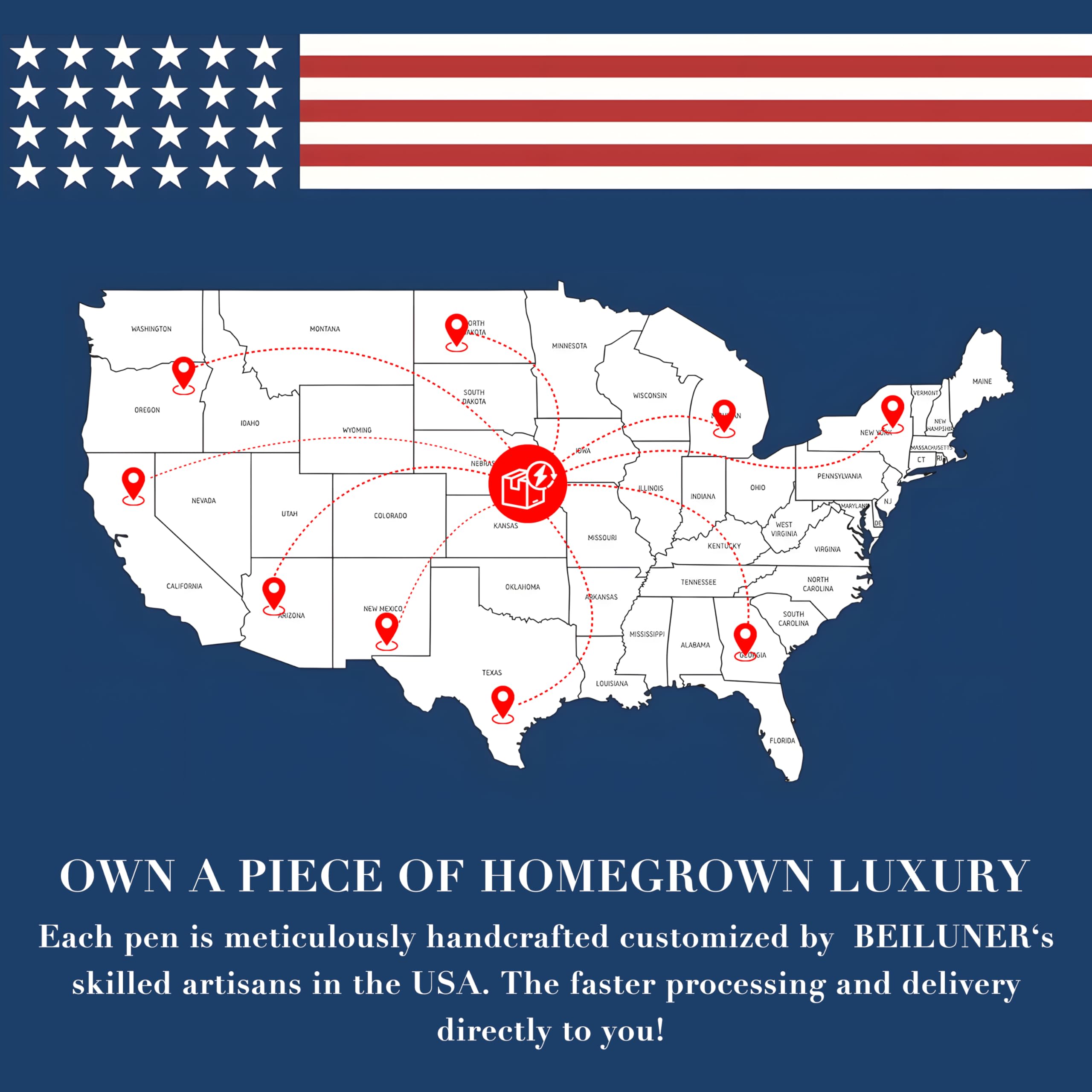 BEILUNER Luxury Rollerball Pen,24K Gold Trim,Noble and Elegant Designs,Schneider Ink Refill, Best Roller Ball Pen Gift Set for Men & Women, Professional, Executive Office, Nice Pens