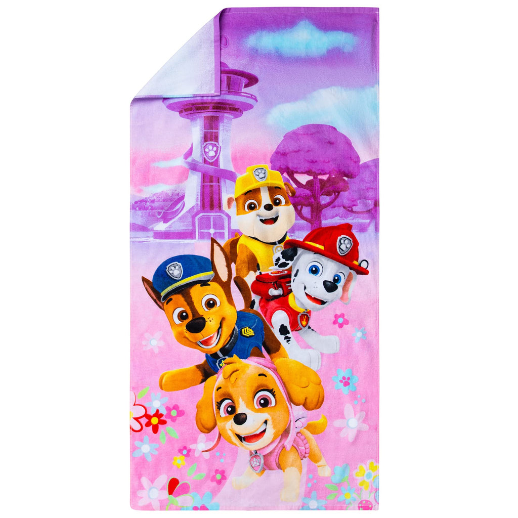 Barney Classic Kids Super Soft Cotton Bath/Pool/Beach Towel, 58 in x 28 in, (Offical Licensed Product) By Franco