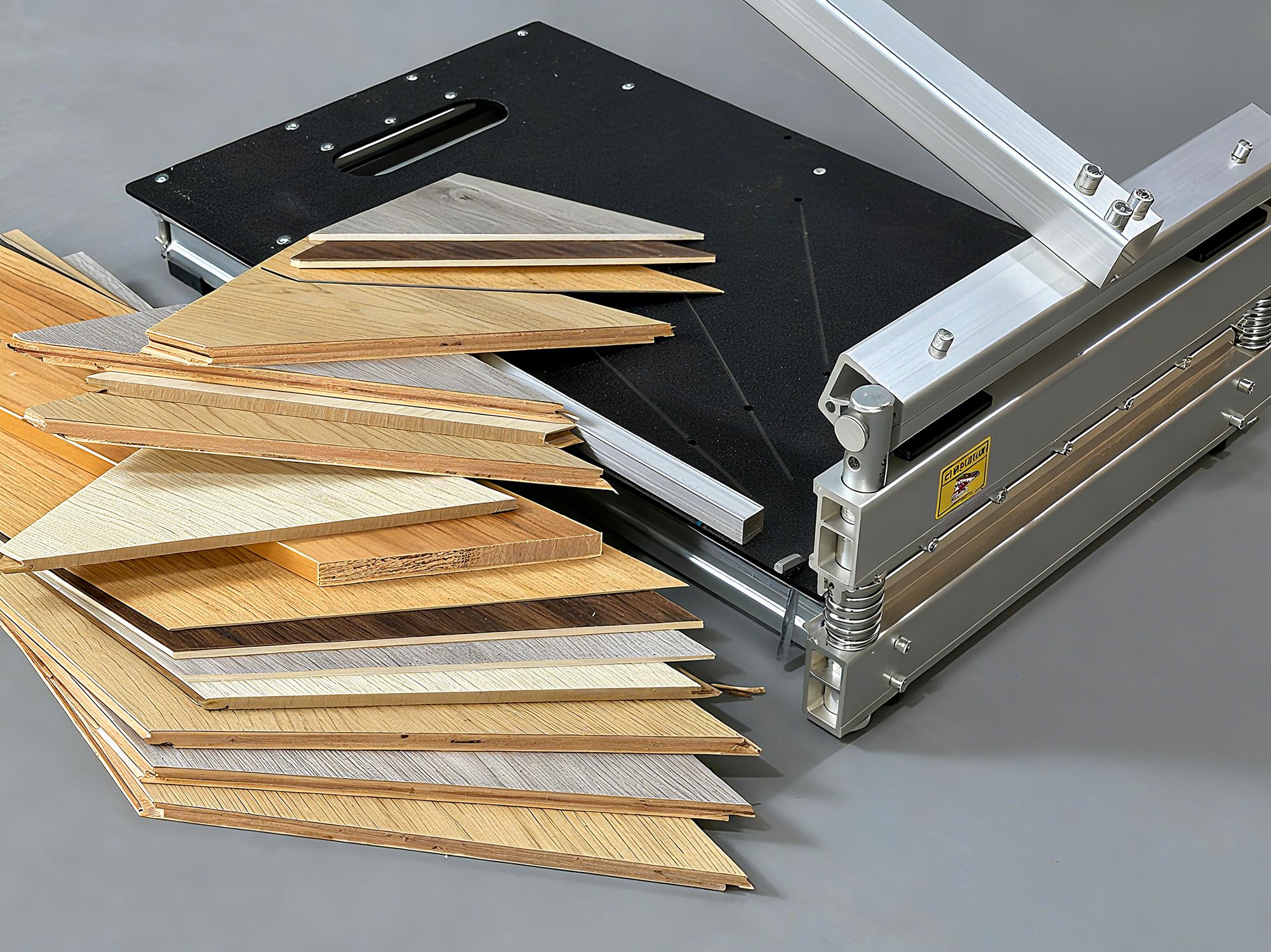 Heavy Duty Laminate/Vinyl Plank Cutter 13"; Instant 15/30/45 Angles to Cut Laminate, All Vinyl Planks, Engineer Wood, Siding & More in Just 1 Step; Super Cost-effective for Thanksgiving！