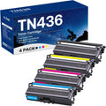 WEAREC TN436 Toner Cartridge Replacement Compatible for Brother TN 436 TN-436 TN433 TN431 for Brother HL-L8360CDW MFC-L8690CDW MFC-L8900CDW MFC-L8610CDW Printer (Black Cyan Magenta Yellow, 4Pack)