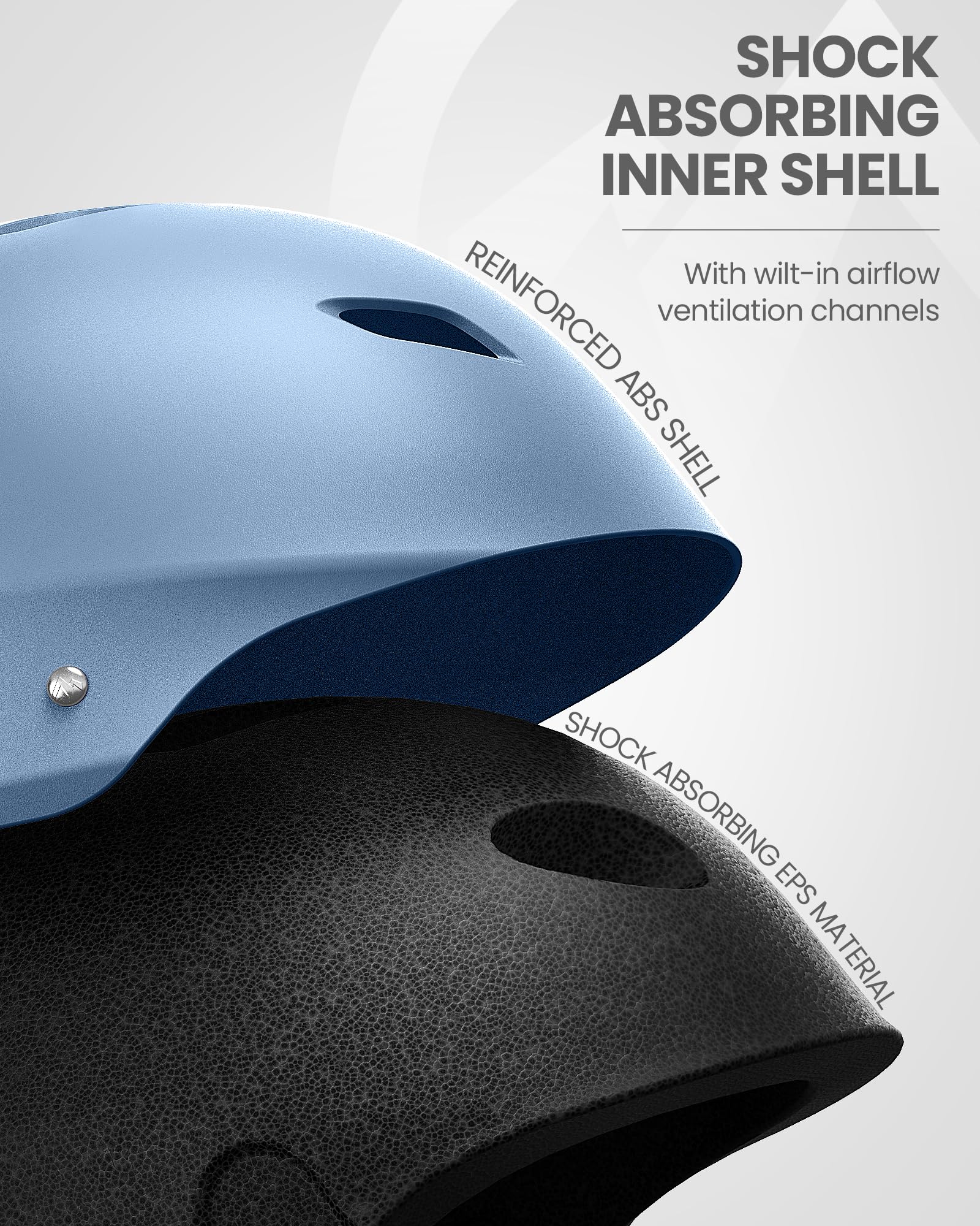 OutdoorMaster Kelvin Ski Helmet - Snowboard Helmet for Men, Women & Youth