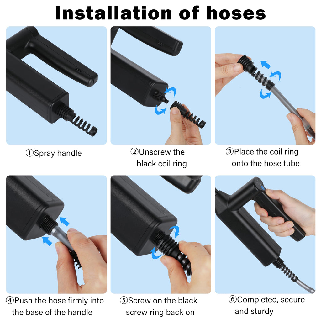 Battery Powered Sprayer 2 Gallon, Electric Sprayer with 4 Mist Nozzles, USB Rechargeable Handle, 32in telescopic Wand, Garden Sprayer with Adjustable Shoulder Strap for Lawn, Garden, Cleaning