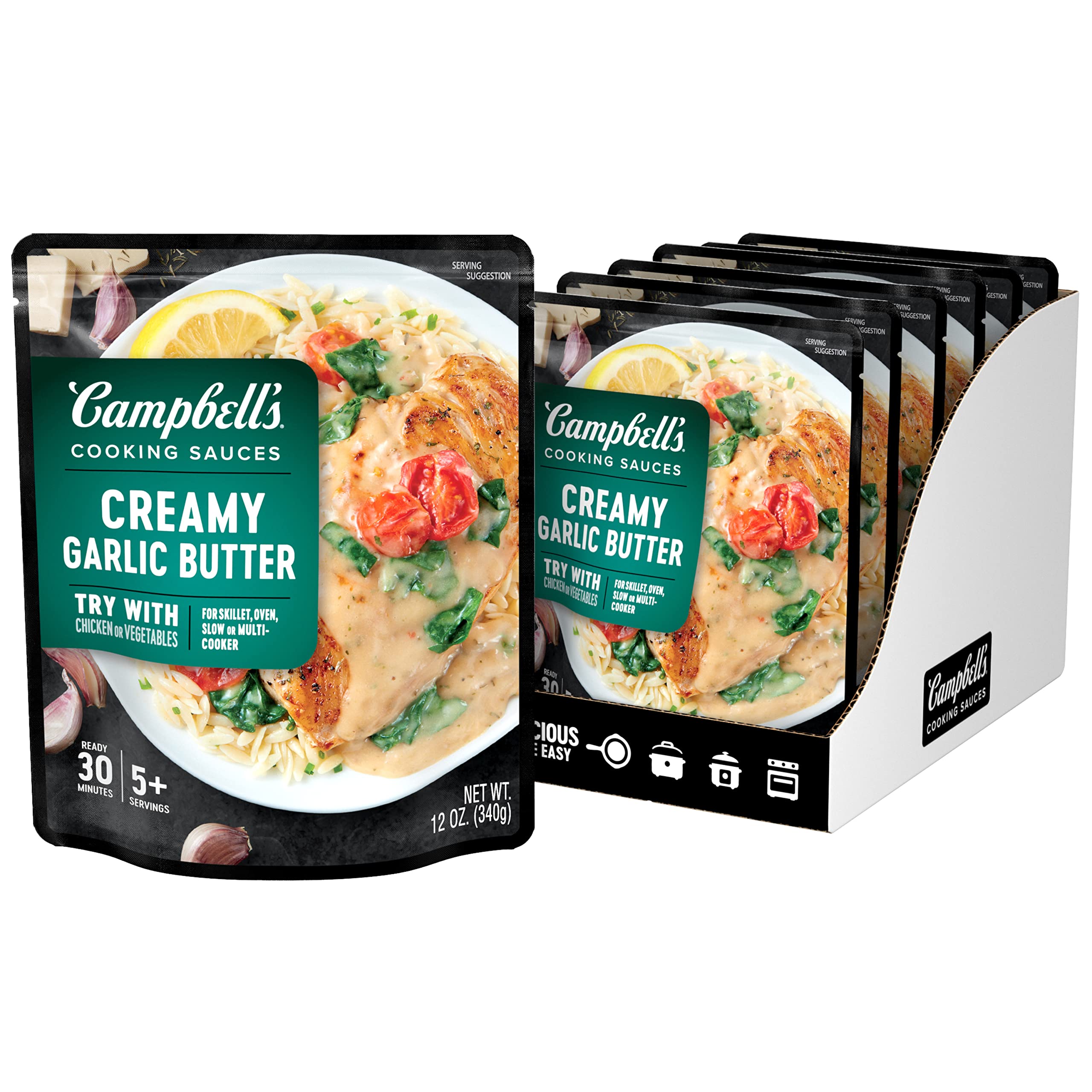 Campbell's Cooking Sauces, Hearty Beef Stew, 12 Oz Pouch