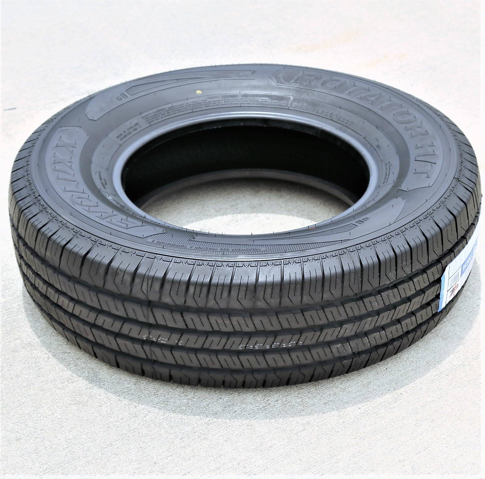 Evoluxx Rotator H/T All-Season Commercial Van Radial Tire-195/75R16 195/75/16 195/75-16 107/105R Load Range D LRD 8-Ply BSW Black Side Wall