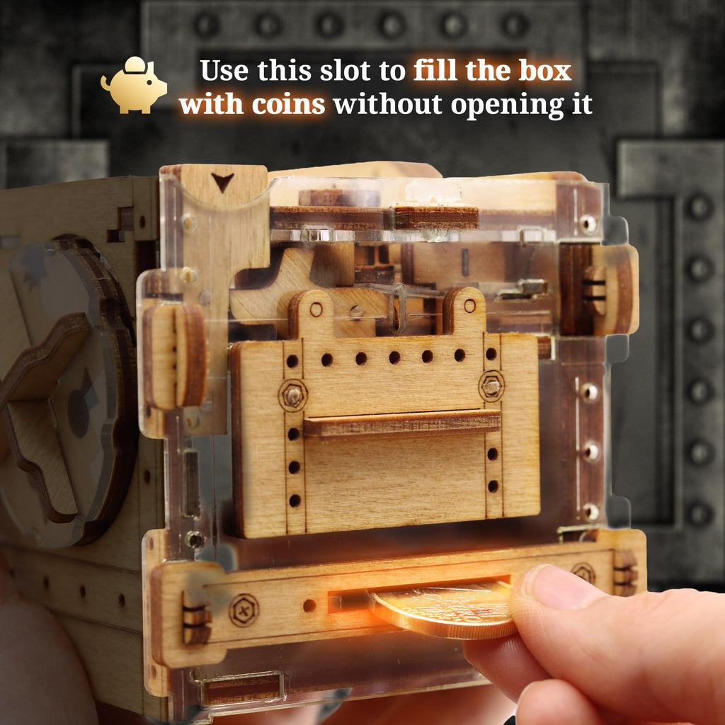 iDventure A-Maze-ing Safe | Puzzle Box for Adults | Creative Escape-Style Challenge | Unique 3D Puzzle for Memorable Gift Giving