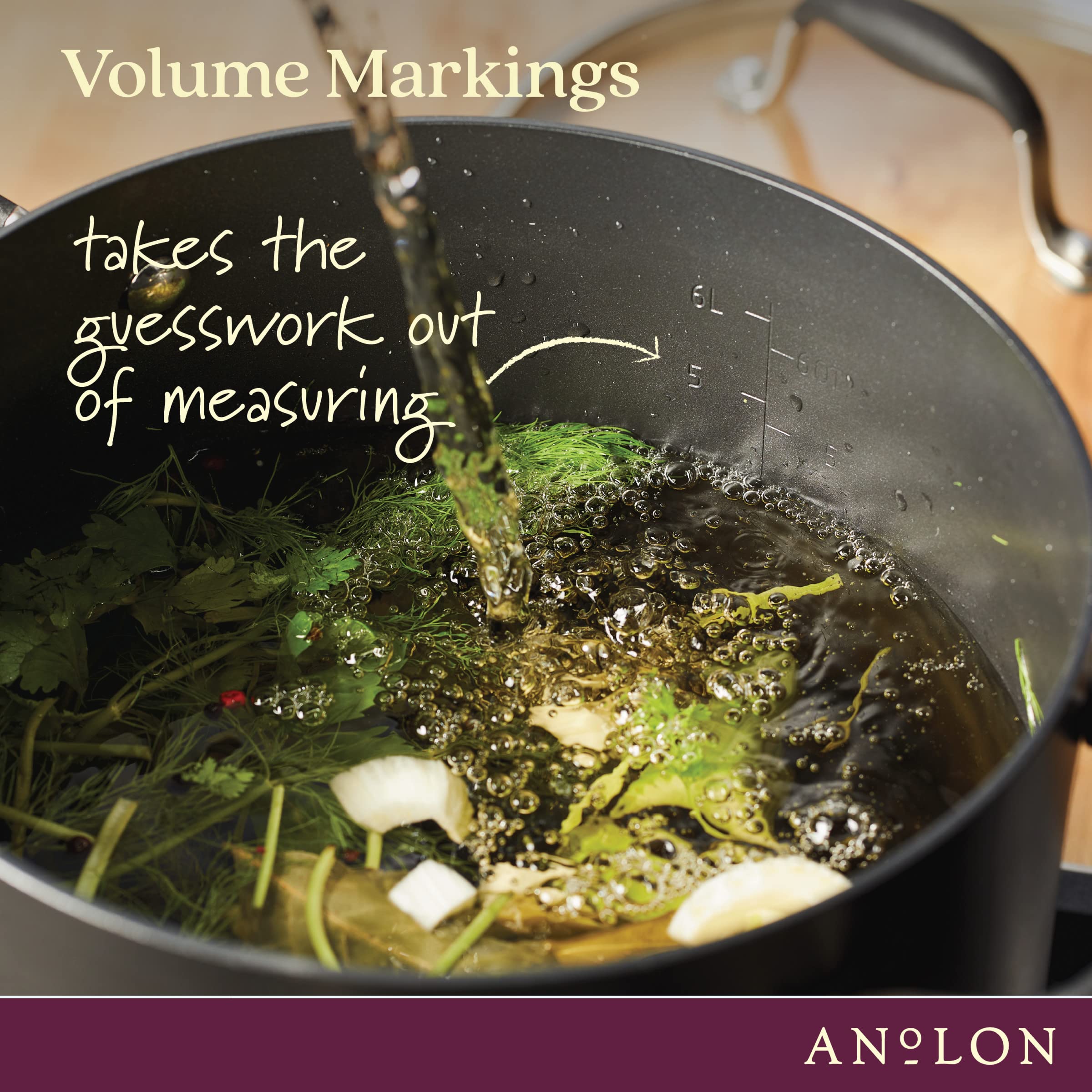 Anolon Advanced Home Hard Anodized Nonstick Sauce Pan/Saucepan with Straining and Lid, 2 Quart (2 Qt Straining Saucepan, Indigo)