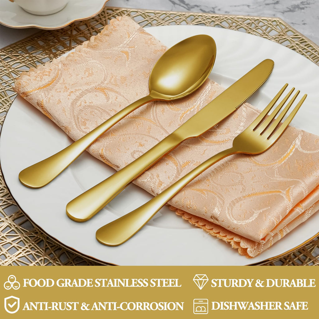 8 Pieces Dinner Forks Set, Food-Grade Stainless Steel Forks, Silverware Forks for Home, Kitchen or Restaurant, Mirror Polished, Dishwasher Safe - 8 Inch