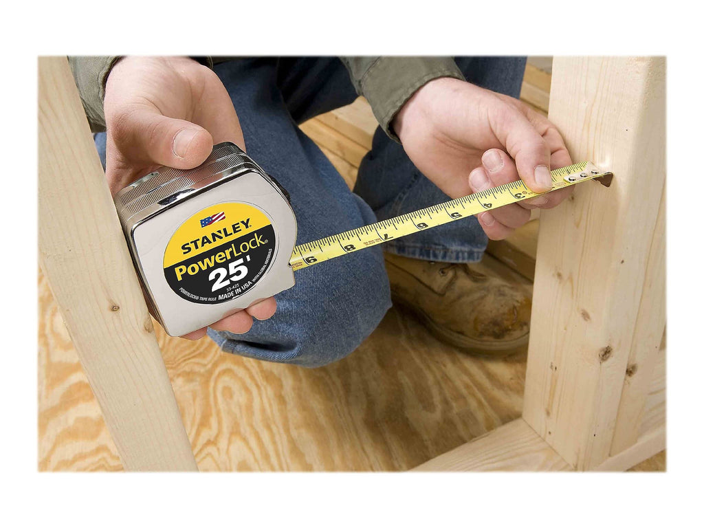 Stanley 33-231 3-Meter x 1/2-Inch Heavy Duty Powerlock Tape Rule With Metal Case