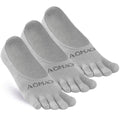 Toe Socks No Show for Women & Men Running Five Fingers Athletic Invisible Liner Socks, Moisture Wicking