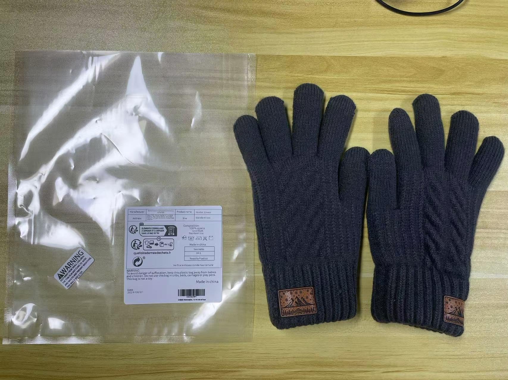 CHENMEI Winter Gloves for Men Women-Warm TouchScreen Cold Weather Gloves,Wool Knit Thermal Adults Gloves for Driving Texting