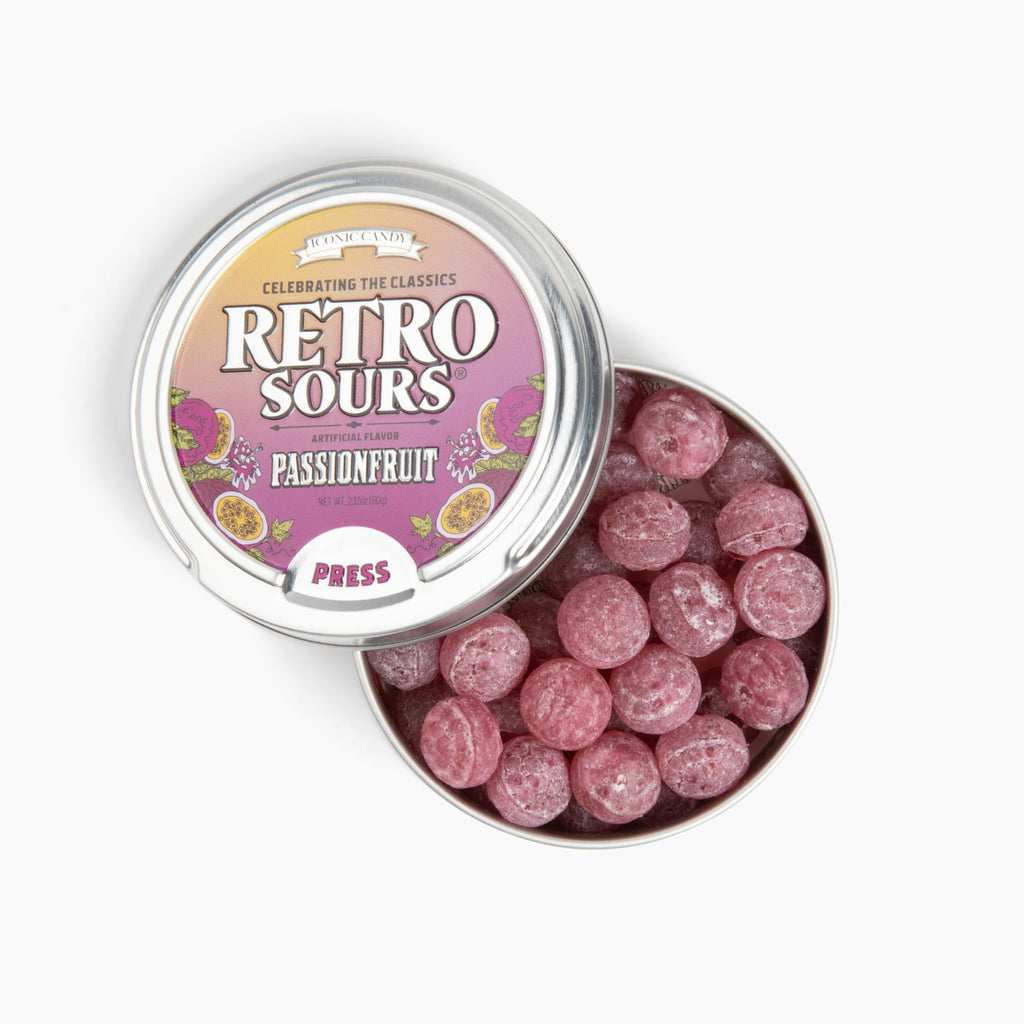Retro Sours | Hard Tangy Candy | Brought To You By Iconic Candy (1, Red Apple)