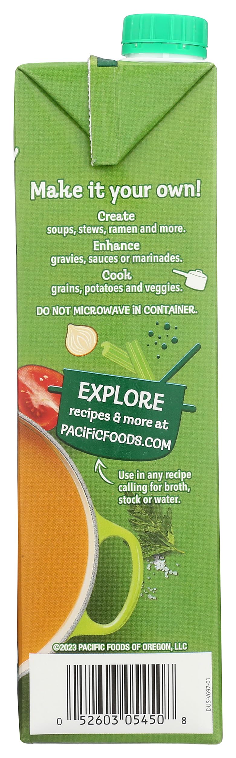 Pacific Foods Organic Low Sodium Vegetable Broth, 32 oz