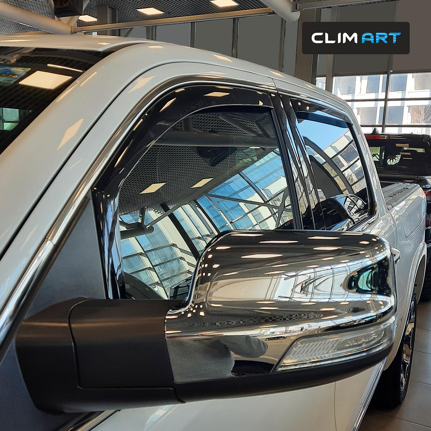 CLIM ART in-Channel Incredibly Durable Rain Guards for Honda Accord 2013-2017 Sedan, Original Window Deflectors, Vent Window Visors, Vent Deflector, 4 pcs. - 613274