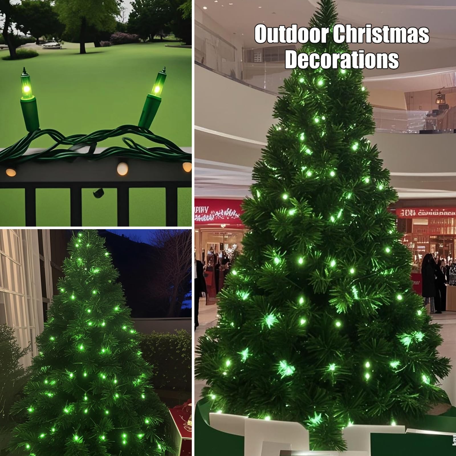 HISHINY Christmas Lights 100 Count Pink Christmas Tree String Lights with Green Wire for Outdoor Indoor Christmas Decorations Wedding Decorations Valentines Day Decor,UL Certified (21feet)