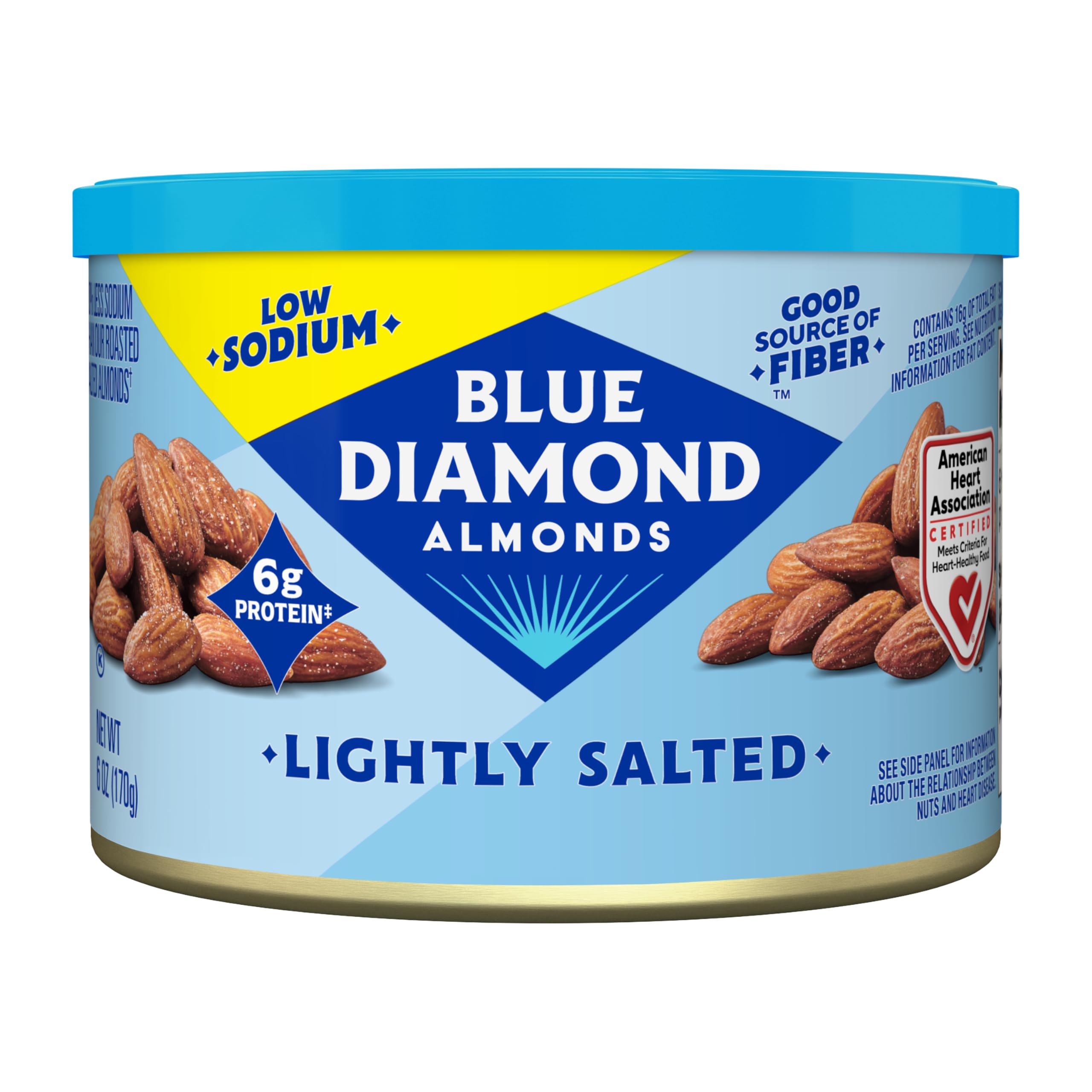Blue Diamond Almonds Sriracha Flavored Snack Nuts, 6 Oz Resealable Can (Pack of 1)
