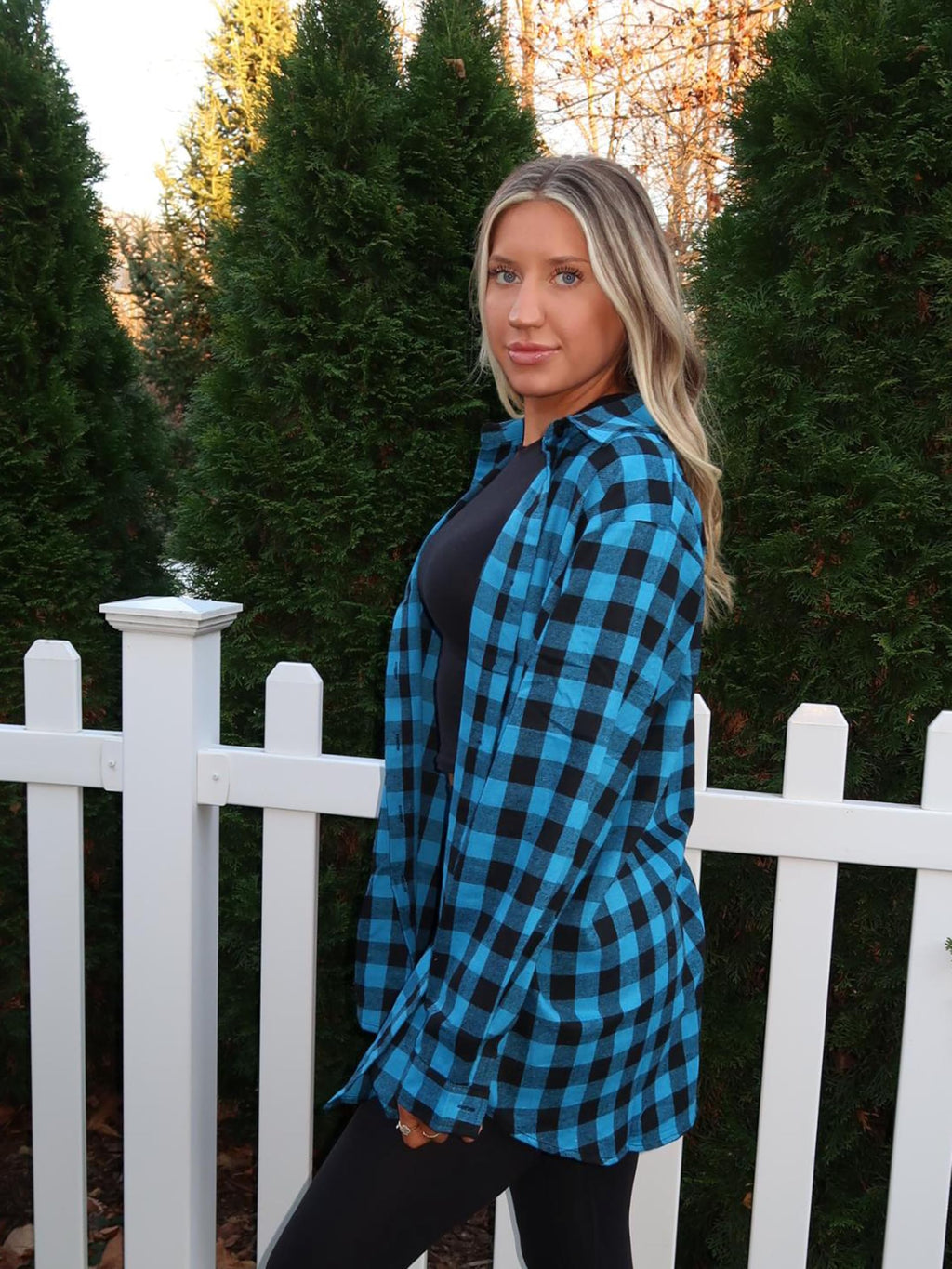 Zeagoo Womens Plus Size Flannel Shirts Plaid Shirts Long Sleeves Casual Button Down Collared Shacket Tops