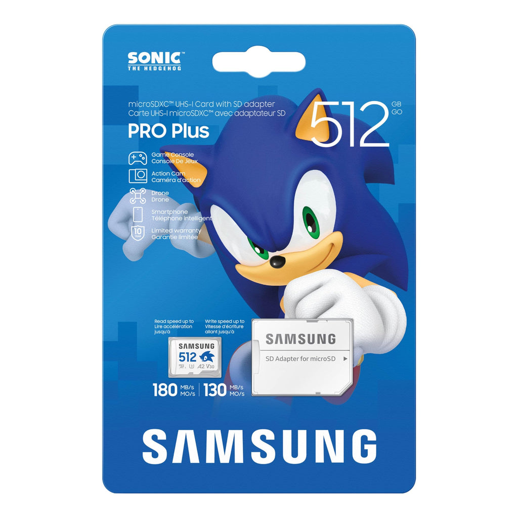 Samsung PRO Plus microSD Memory Card + Adapter, 128GB microSDXC, Up to 180 MB/s, Full HD & 4K UHD, UHS I, C10, U3, V30, A2, for Android Smartphones, Tablets, GoPRO, and DJI Drone (MB MD128SA/AM)
