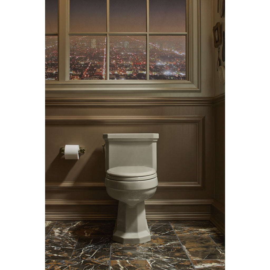 KOHLER 4733-RL-17 Glenbury ReadyLatch Quiet Close Elongated Toilet Seat, Soft Close Toilet Seats, Teal