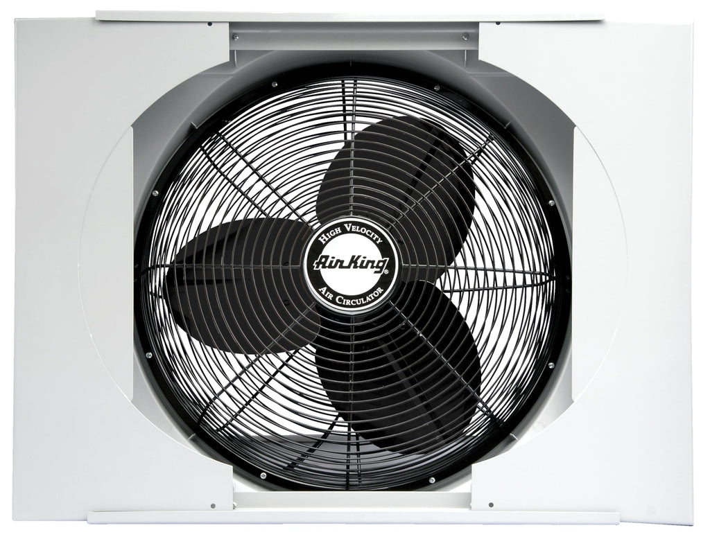 Air King 9166F 20" Whole House Window Fan , Gray
