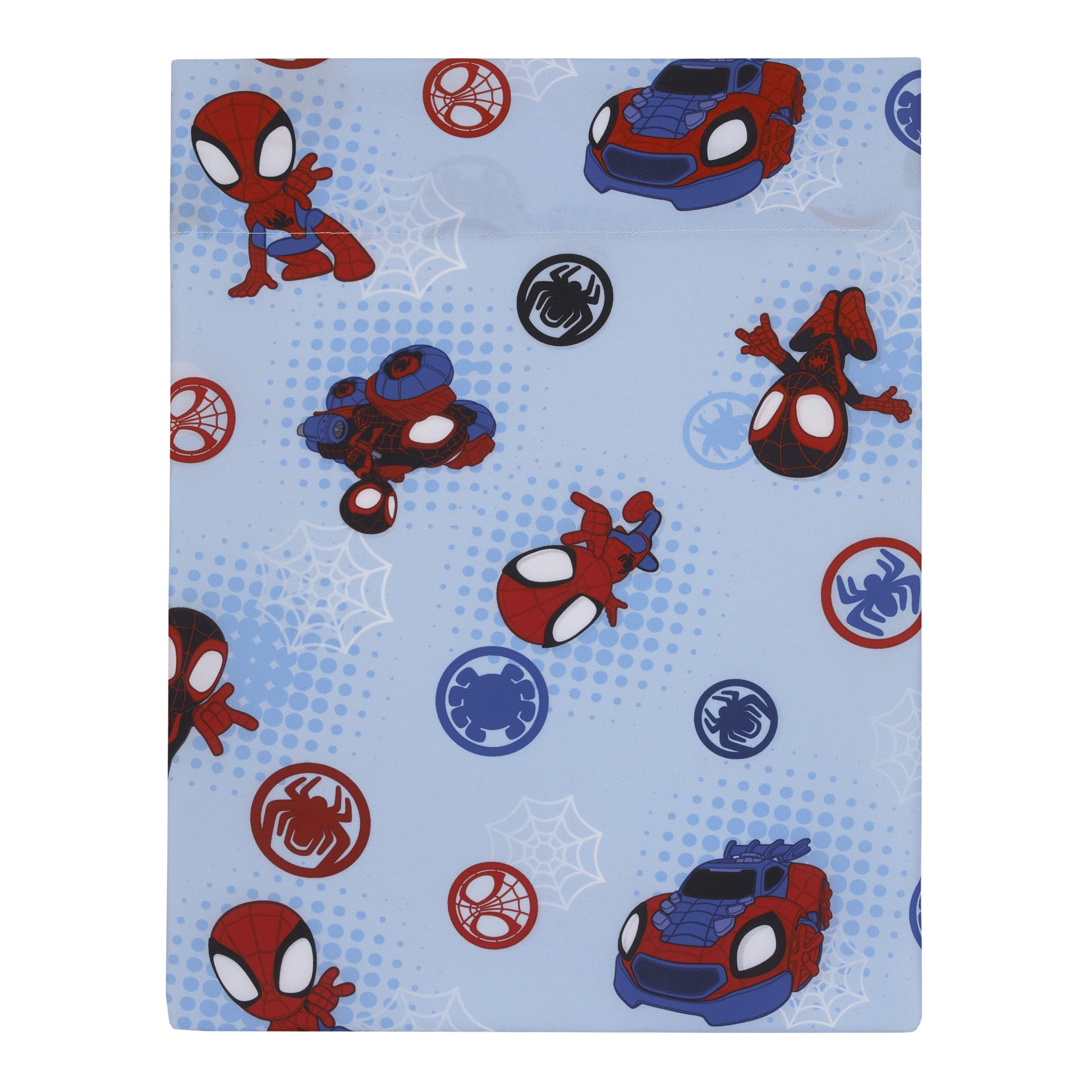 NoJo Marvel The Avengers I Am A Hero Blue, Green, Red, and Yellow 4 Piece Toddler Bed Set - Comforter, Fitted Bottom Sheet, Flat Top Sheet, and Reversible Pillowcase