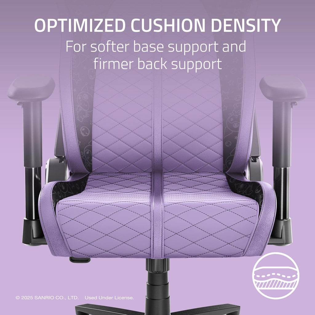 Razer Enki X Essential Gaming Chair: All-Day Comfort - Built-in Lumbar Arch - Optimized Cushion Density - Dual-Textured, Eco-Friendly Synthetic Leather - Adjustable 152-degree Recline - Black