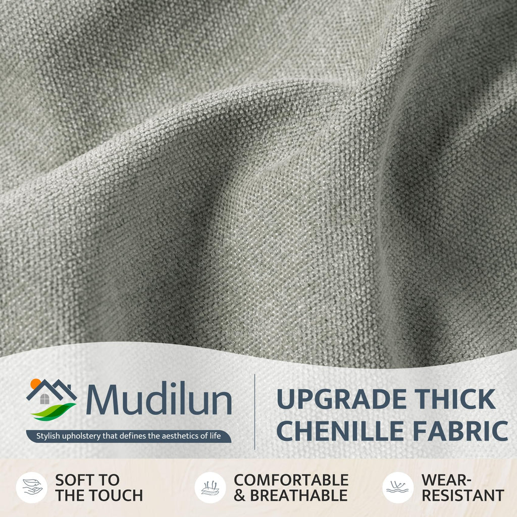 mudilun Rocking Chair Cushion - Non-Slip Tufted 4-Inch Thickened Rocking Chair Cushions with Ties Indoor/Outdoor Wooden Rocking Chair Pad for Living Rooms, Bedrooms, and Balconies