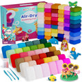 Aestd-ST Air Dry Clay 42 Colors, Modeling Clay for Kids, DIY Magic Clay, Molding Clay Kit with Sculpting Tools, Non-Sticky Soft and Super Light, Arts and Crafts Gift for Boys Girls Kids