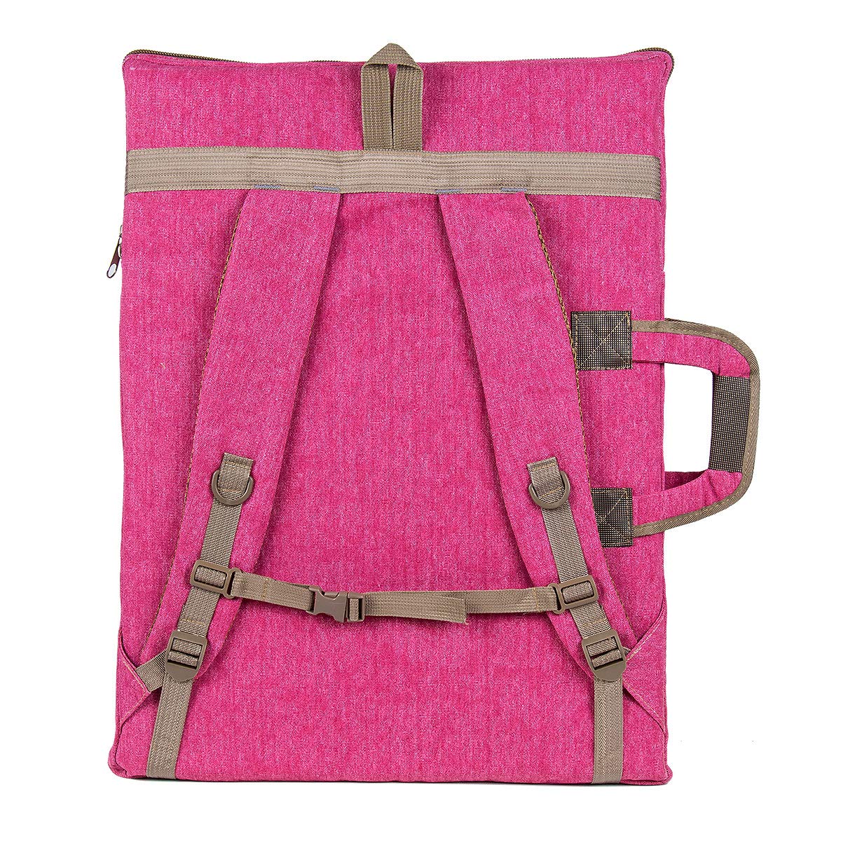 TRANSON Art Portfolio Case Artist Backpack Canvas Bag Large 26” x 19.5”
