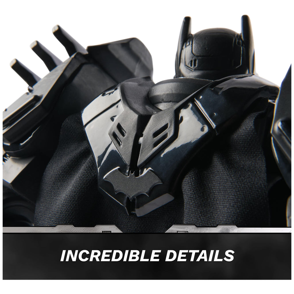 DC Comics, Metal Force Batman Action Figure, 12-Inch Extra Large Super Hero Collectible Kids Toys for Boys and Girls Ages 4 and Up