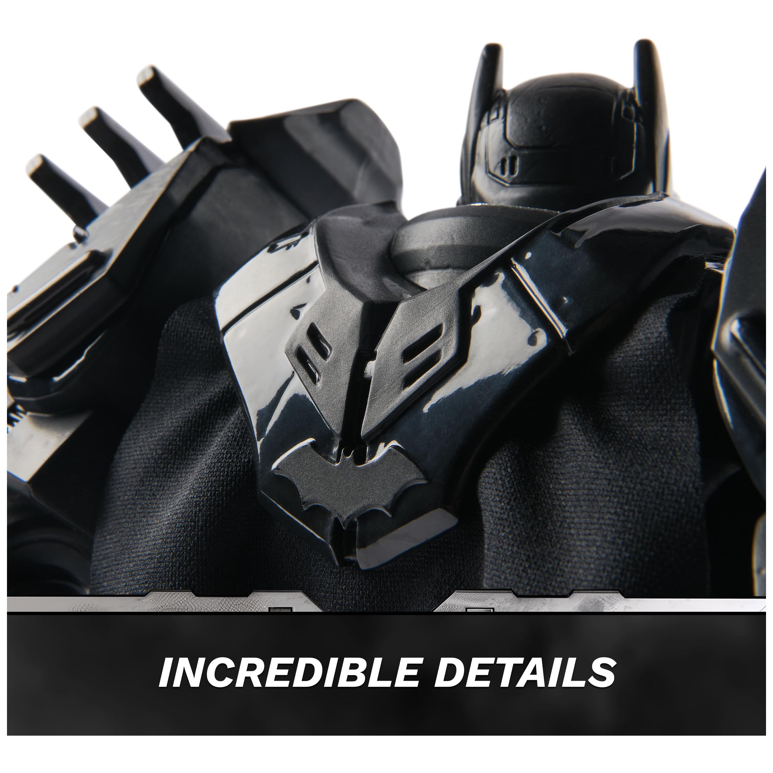 DC Comics, Metal Force Batman Action Figure, 12-Inch Extra Large Super Hero Collectible Kids Toys for Boys and Girls Ages 4 and Up