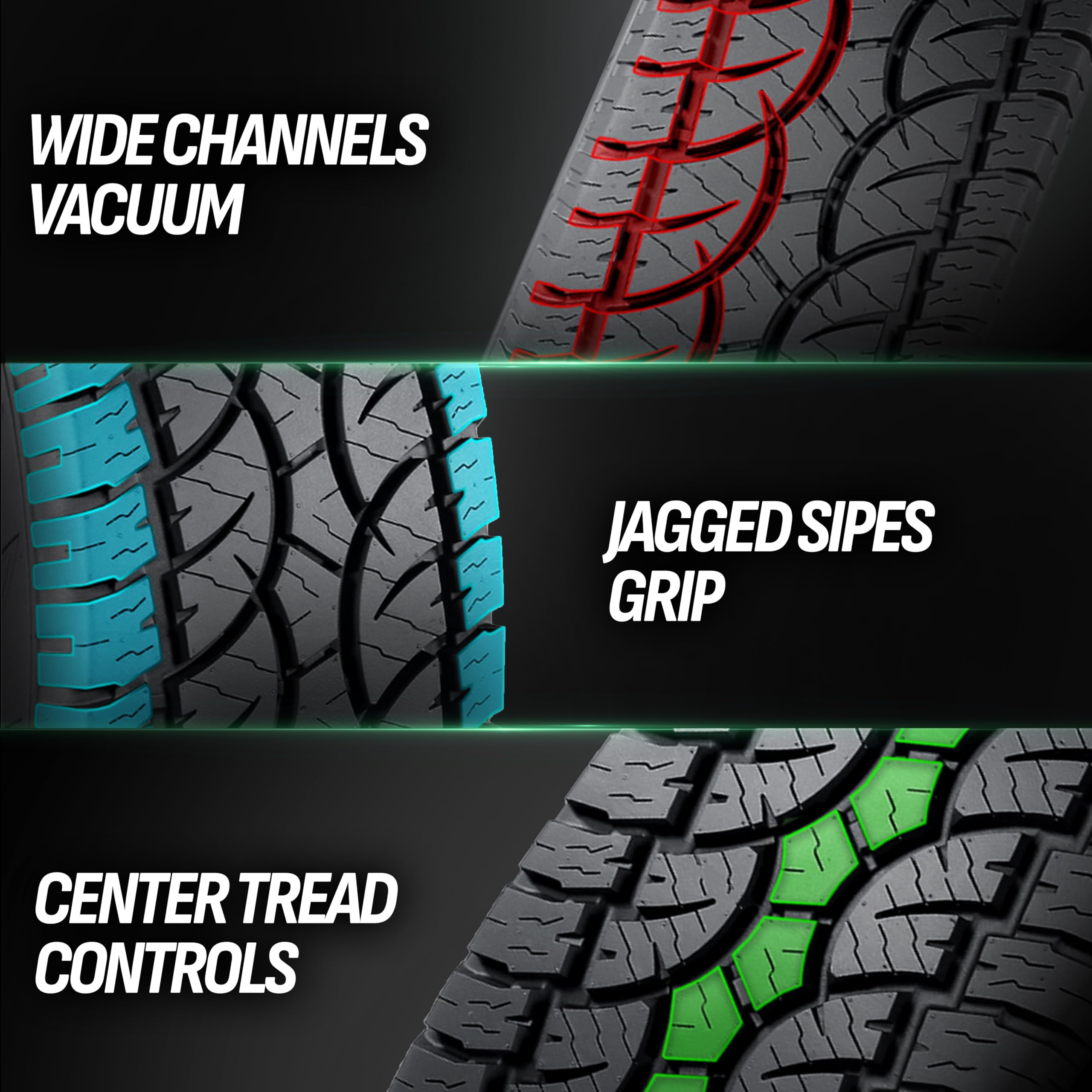 ATTURO Trail Blade A/T All-Terrain Tire, 30x9.50R15LT 104S