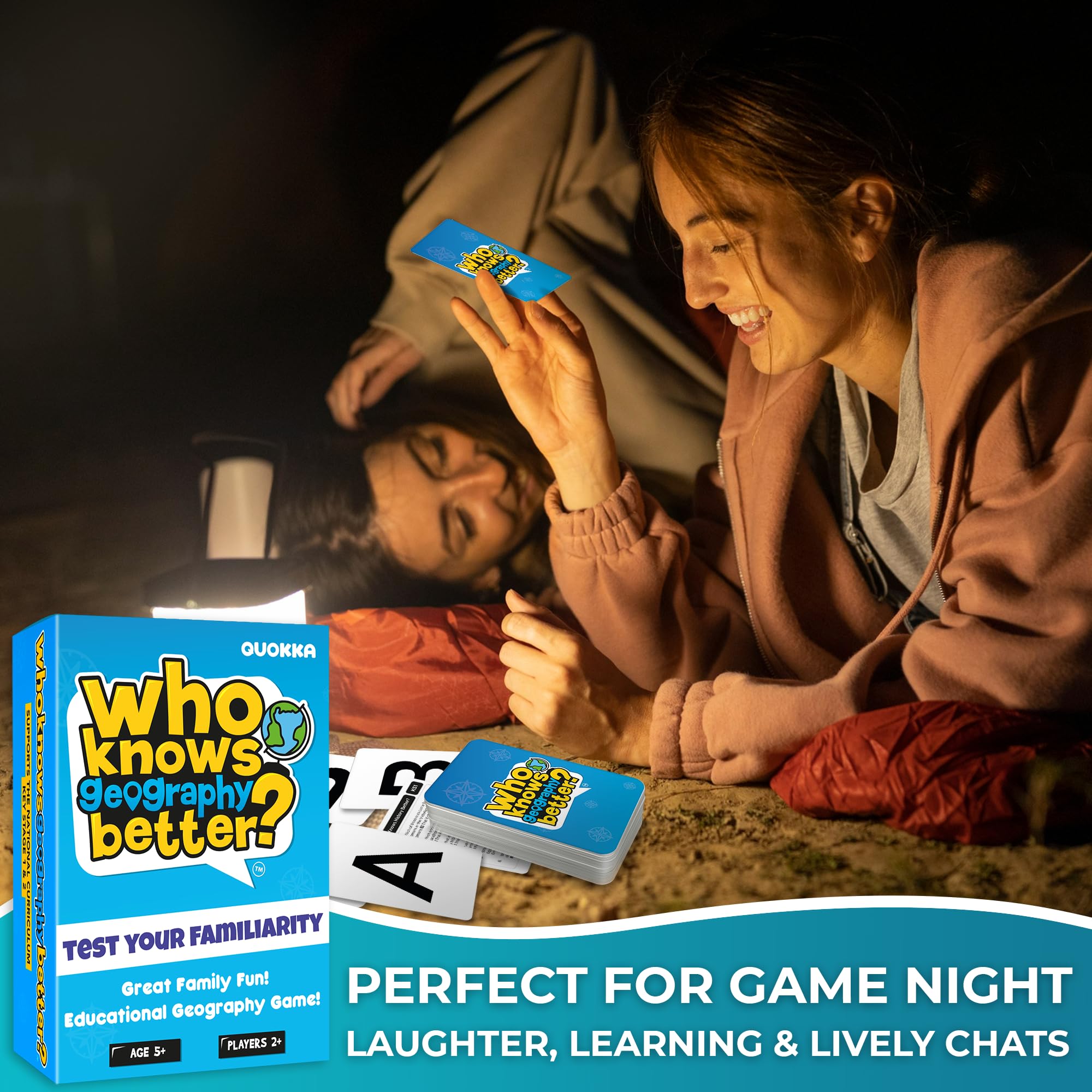 Family Board Games for Kids and Adults - Trivia Card Games for Kids 8-12 and Adults - Who Knows Me Better for Family Game Night - 500+ Facts Questions from Ages 6-8 — Fun Travel Car Activities for 5+